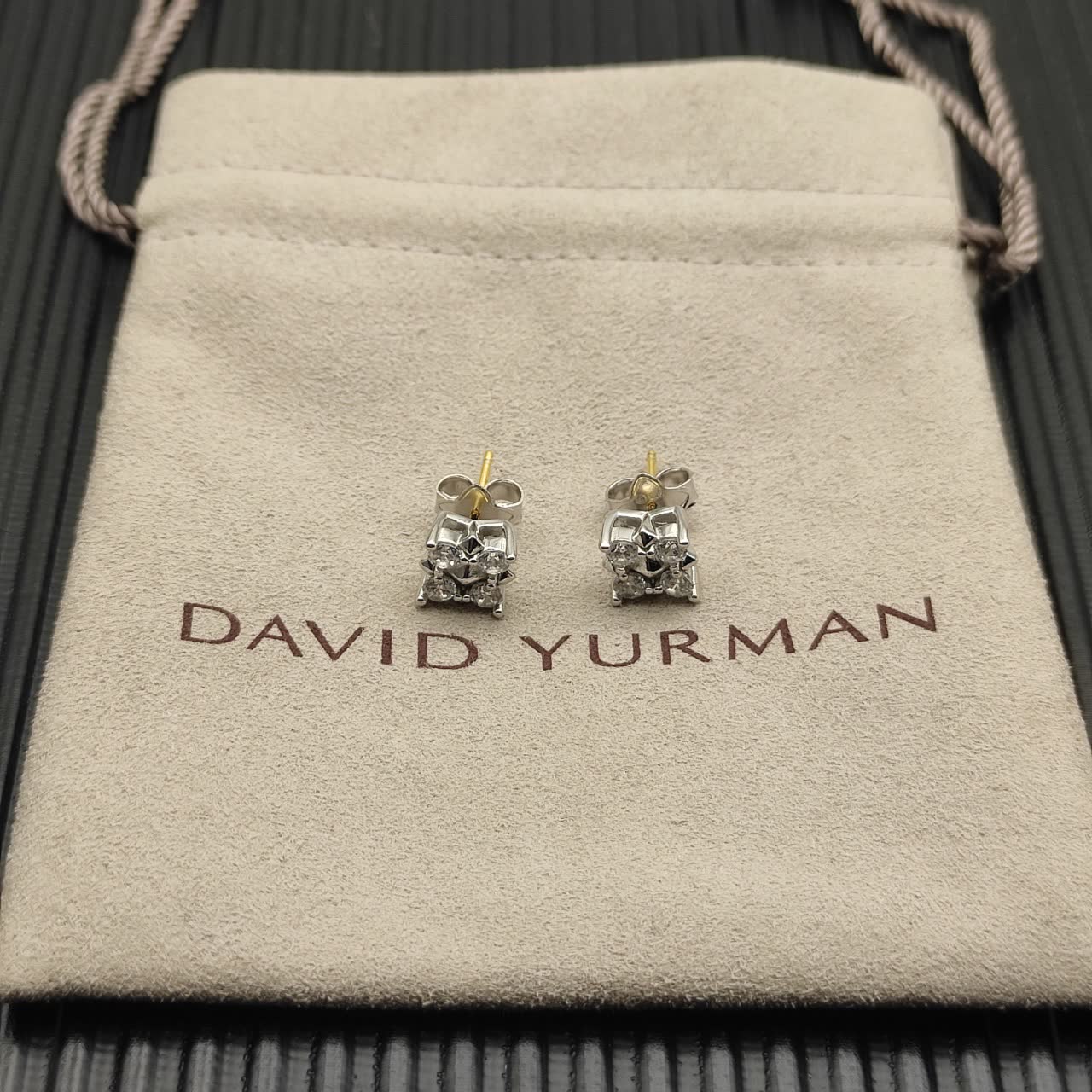 David Yurman Square Earrings